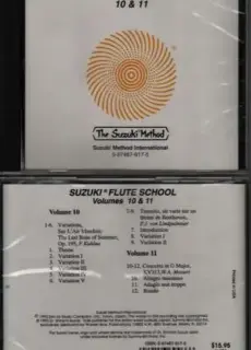 Suzuki Flute School Volumes 10 & 11 - CD
