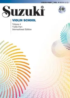 Suzuki Violin School Volume 4- Violin Part BK & CD