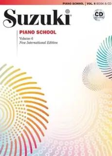 Suzuki Piano School Volume 6-  BK & CD