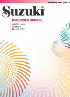 Suzuki Recorder School Volume 4 Alto-  Recorder Part