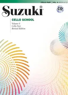 Suzuki Cello School Volume 6-  Cello Part BK & CD