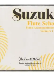 Suzuki Flute School Piano Accompaniments to Volumes 1 & 2- CD