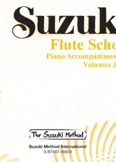 Suzuki Flute School Piano Accompaniments to Volumes 3 & 4 - CD