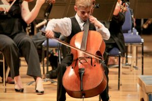 cello performing